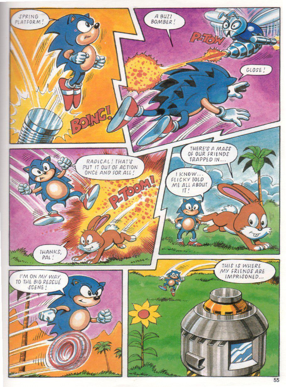 Sonic the Hedgehog Yearbook 1991 Page 51